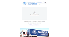 Desktop Screenshot of euromet.gr