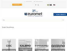Tablet Screenshot of euromet.com